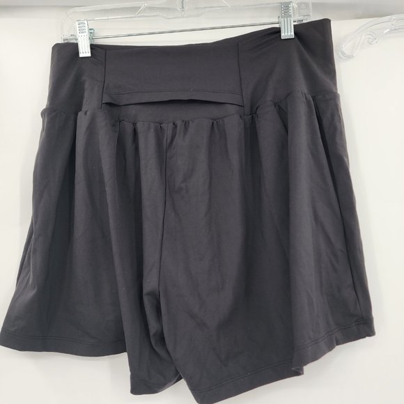 HALARA High Waist 2 In 1 Yoga Shorts Long Black Size Large & Extra Large NWT - Picture 9 of 9